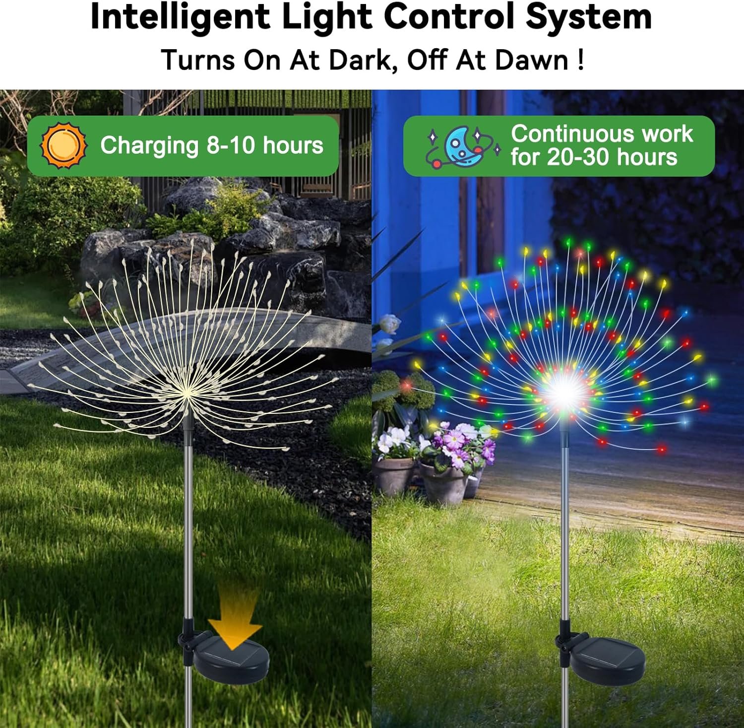 Sparkling Firework Garden Light