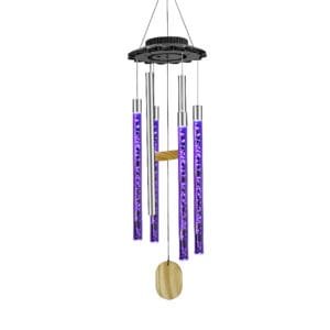 Solar-powered Wind Chime with DIY Wooden Board