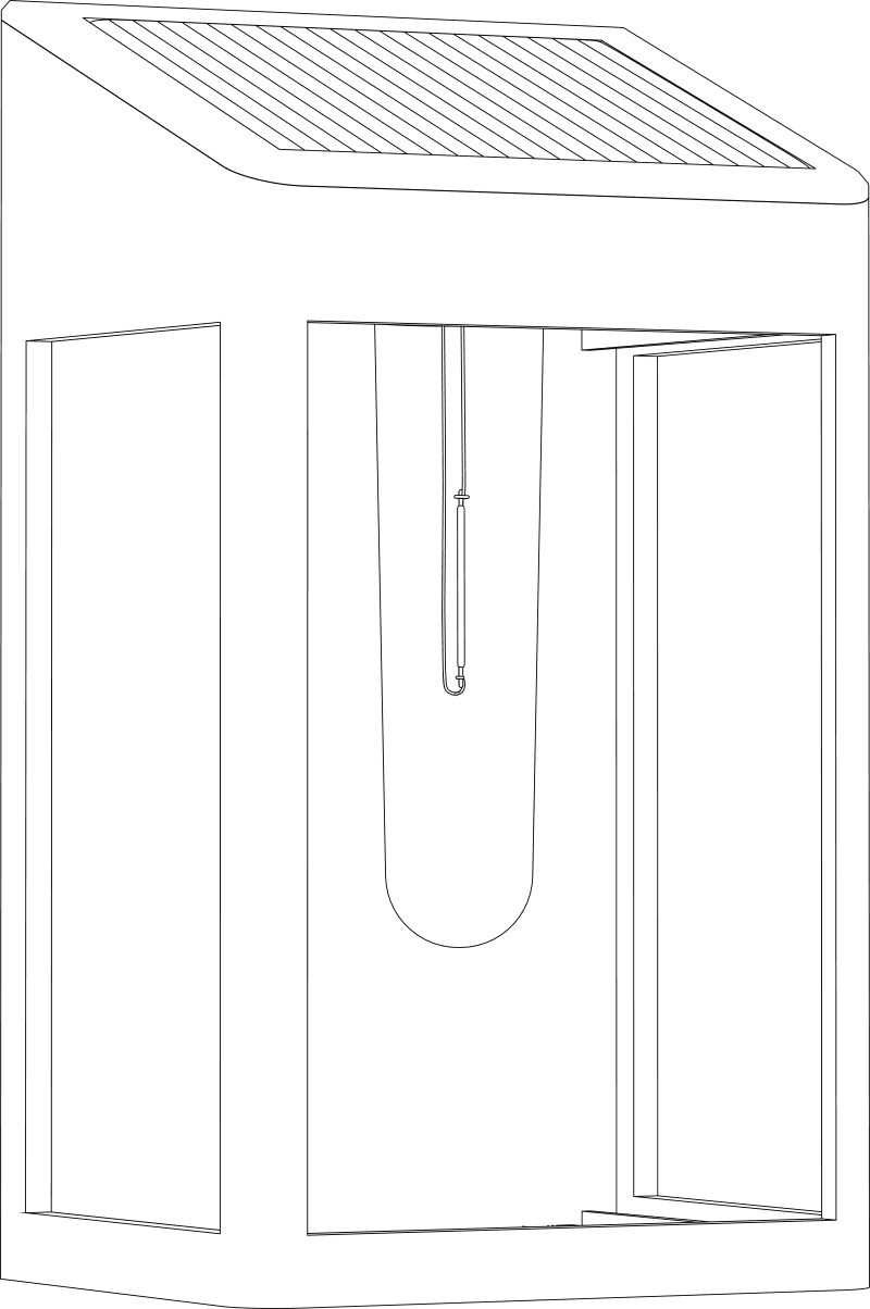 Solar wall lamp diagram